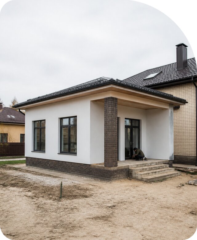 Строительство одноэтажной пристройки в Сергиеве Посаде от 460530 р. | РадиДОМА-Сгп
